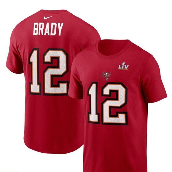 NFL Tom Brady Super Bowl Tampa Bay buccaneers size small long sleeve shi… - Picture 1 of 4